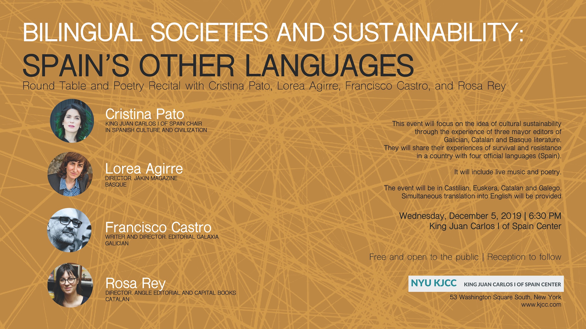 Bilingual Societies and Sustainability: Spain’s other languages – KJCC at NYU