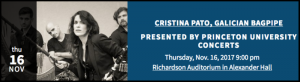 Cristina Pato Concerts at Princeton University