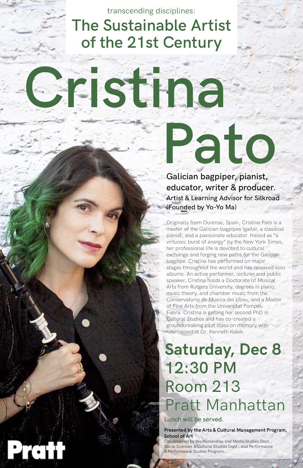 Cristina Pato – Pratt Manhattan